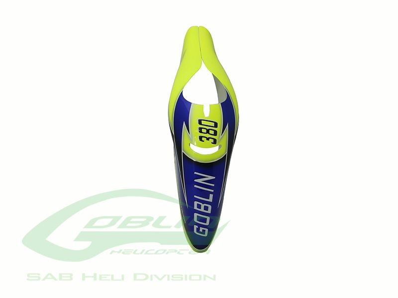CANOMOD AIRBRUSH CANOPY SAB YELLOW/BLUE - GOBLIN 380