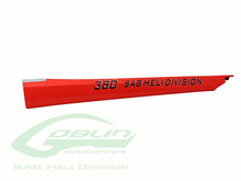 Afbeelding in Gallery-weergave laden, CARBON FIBER TAIL BOOM RED - GOBLIN 380