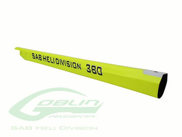 CARBON FIBER TAIL BOOM YELLOW - GOBLIN 380