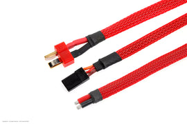 Gevlochten Slang 6mm Rood 1mtr