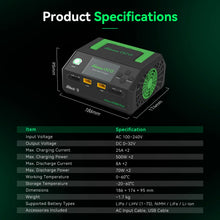Afbeelding in Gallery-weergave laden, Gens Ace iMars D1000 Plus Smart Charger Dual Channel AC 1000W G-Tech