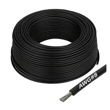 Afbeelding in Gallery-weergave laden, AWG#8 Siliconen Kabel – Zwart × 1 meter