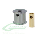 ALUMINUM MOTOR PULLEY 18T t/M 25T (FOR 6/8MM MOTOR SHAFT)