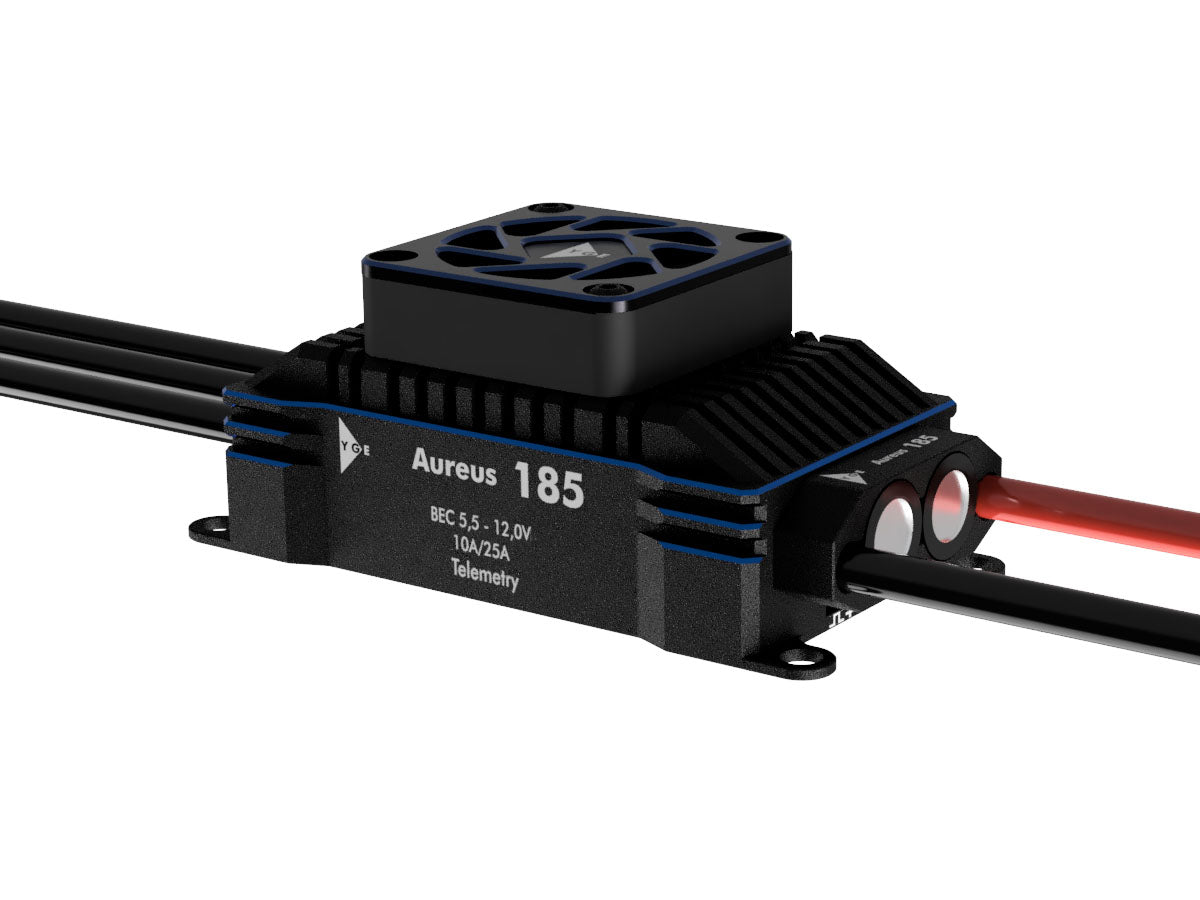 YGE Aureus 185 borstelloze ESC 185A BEC met Telemetrie