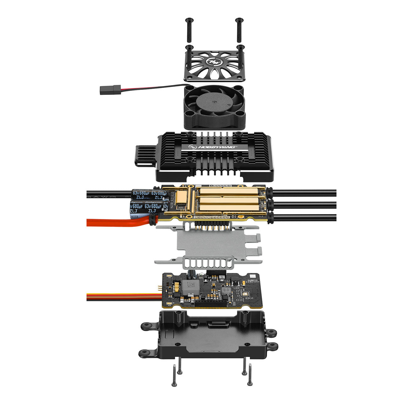 Hobbywing Platinum Pro 180A HV ESC V5 5-14s, 10A BEC