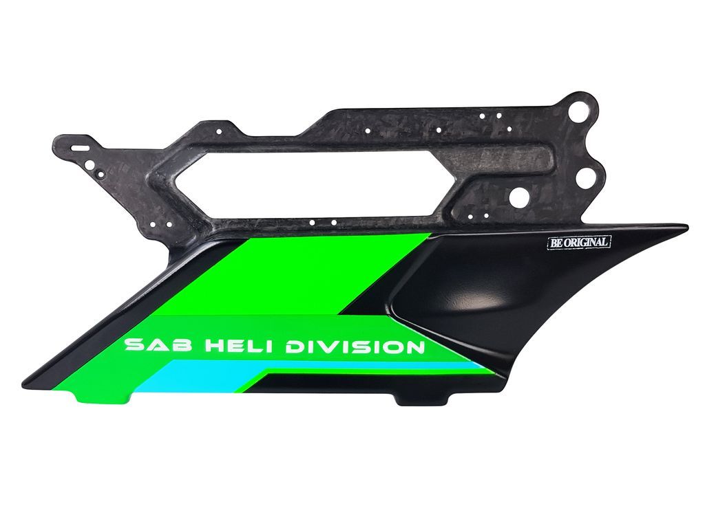 Forged CF Side Frame Green Left (SX)