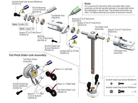 PLASTIC TAIL LINKAGE - GOBLIN 500/570/630/700 COMPETITION