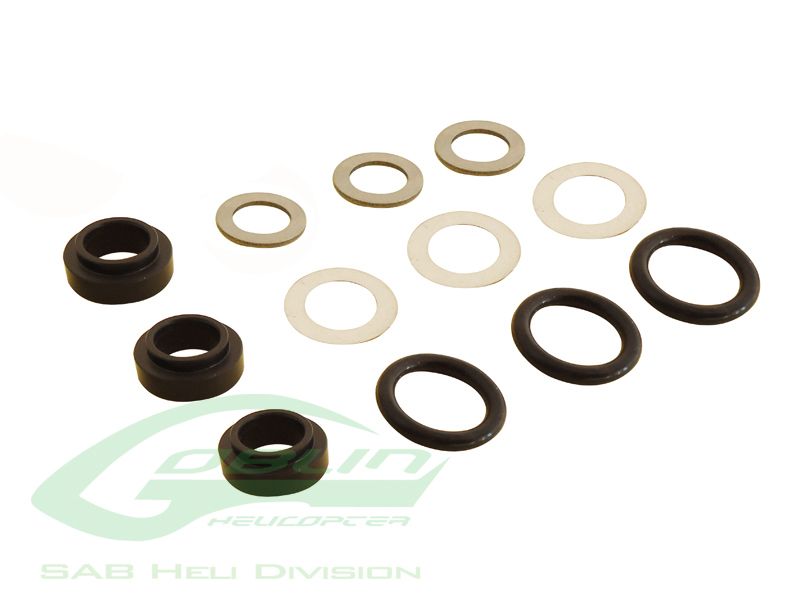 Delrin Damperner D Size For HPS2/3 - Goblin Urukay/630/700/770/Competition/Speed