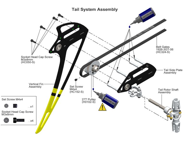 Tail rotor shaft - Goblin 630/700/770