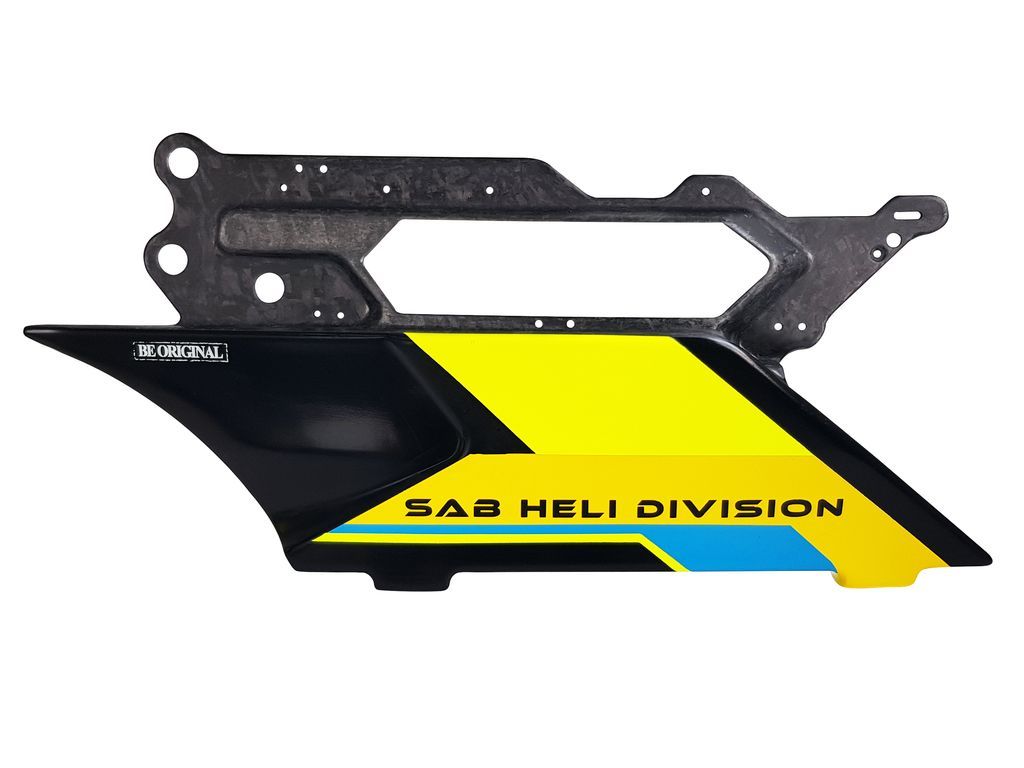 Forged CF Side Frame Yellow Right (DX)