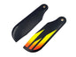 Tail Blades 72mm Yellow Orange