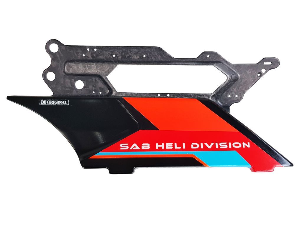Forged CF Side Frame Orange Right (DX)