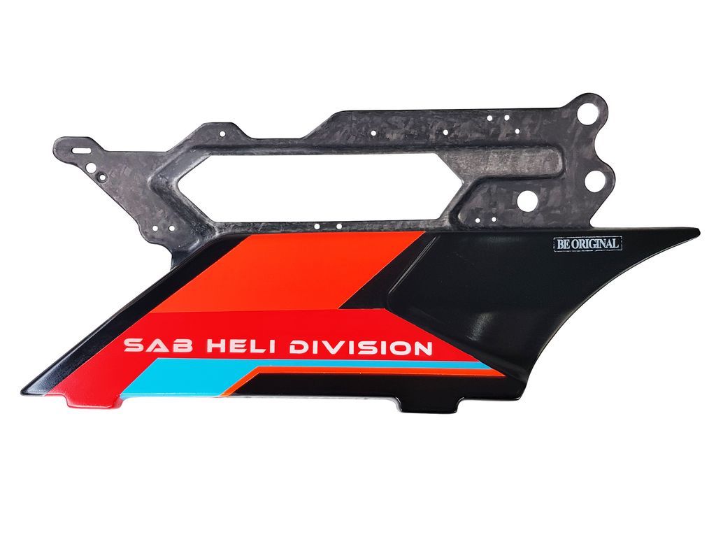 Forged CF Side Frame Orange Left (SX)