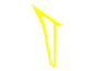 Composite Tail Fin Yellow