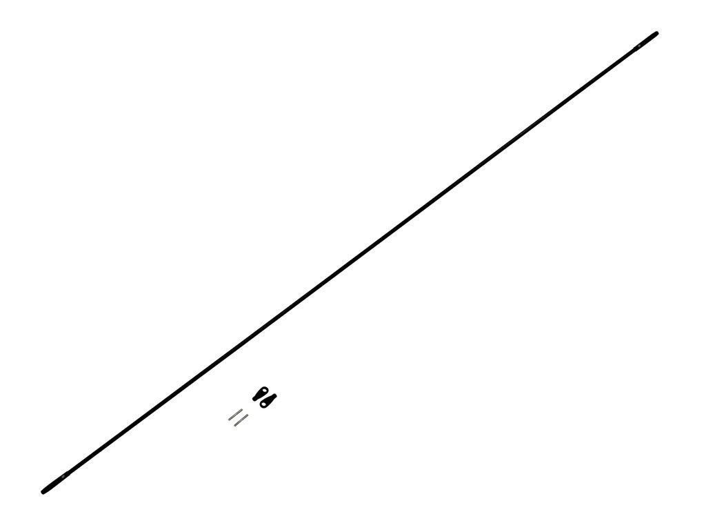Carbon Rod 2.5 x 4 x 729