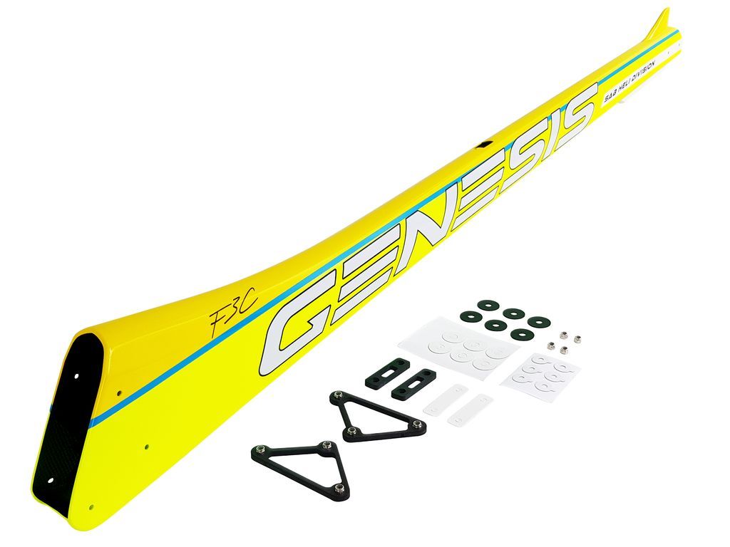 Genesis F3C CF Tail Boom Yellow