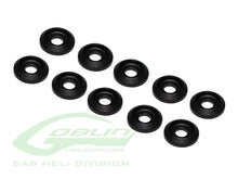 Afbeelding in Gallery-weergave laden, Aluminum Finishing Washers Black Matte (10pcs)