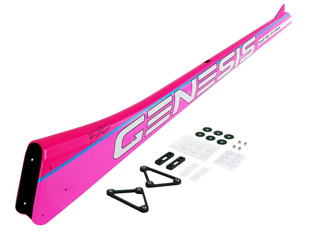 Genesis F3C CF Tail Boom Pink/Blue
